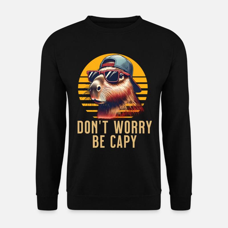 Capybara - Sweat-shirt Unisexe - noir