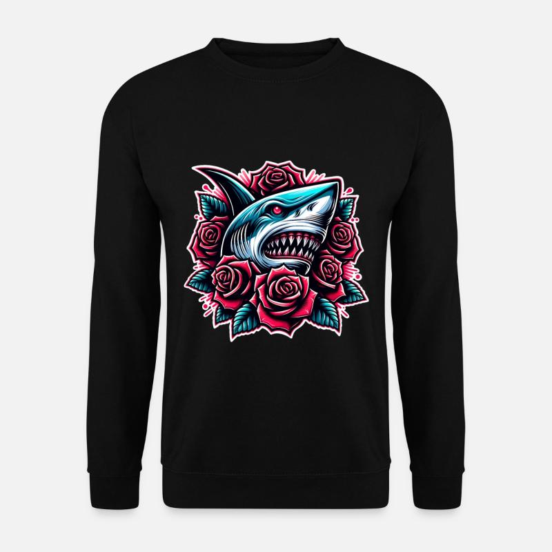 Shark - Unisex Sweatshirt - black