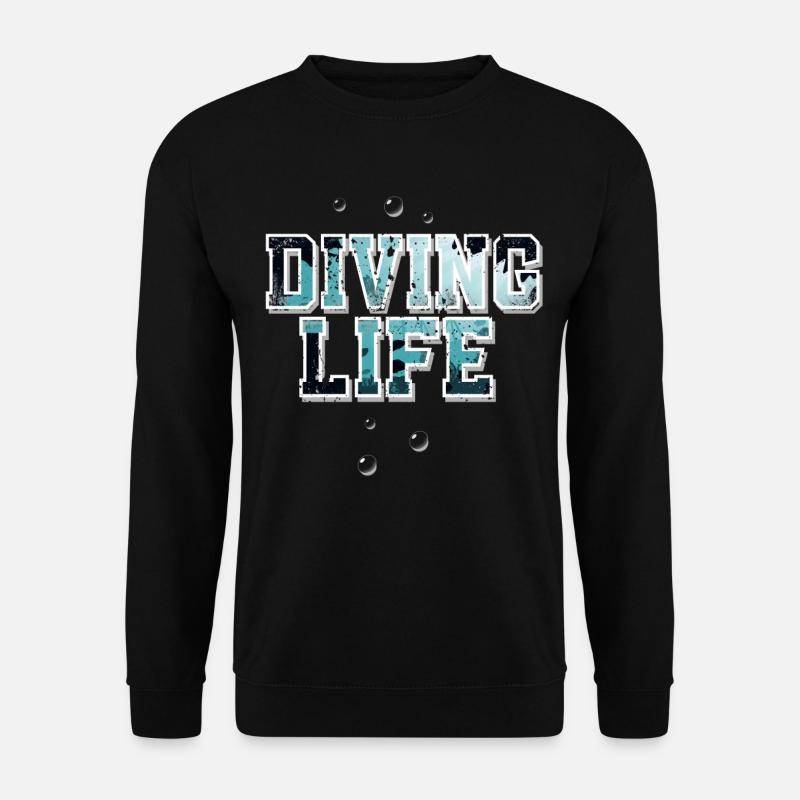 Diving Divers - Unisex Sweatshirt - black
