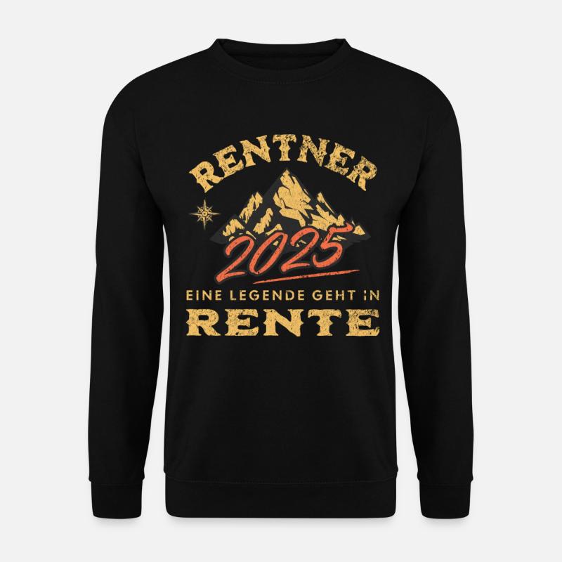 Rentner 2025 - Unisex Pullover - Schwarz