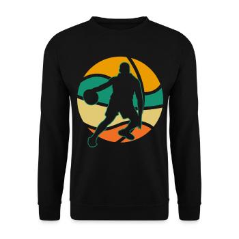Basket-ball Joueurs de basket-ball - Sweat-shirt Unisexe - noir - Devant - Alina (178cm) & Michal (187cm)