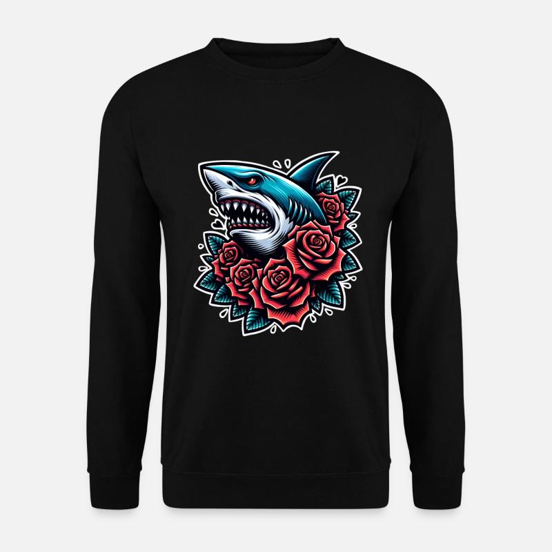 Shark - Unisex Sweatshirt - black