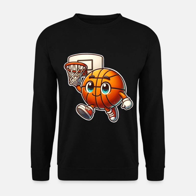 Basket-ball Joueurs de basket-ball - Sweat-shirt Unisexe - noir