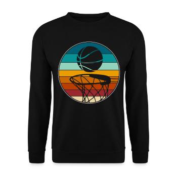 Basket-ball Joueurs de basket-ball - Sweat-shirt Unisexe - noir - Devant - Alina (178cm) & Michal (187cm)
