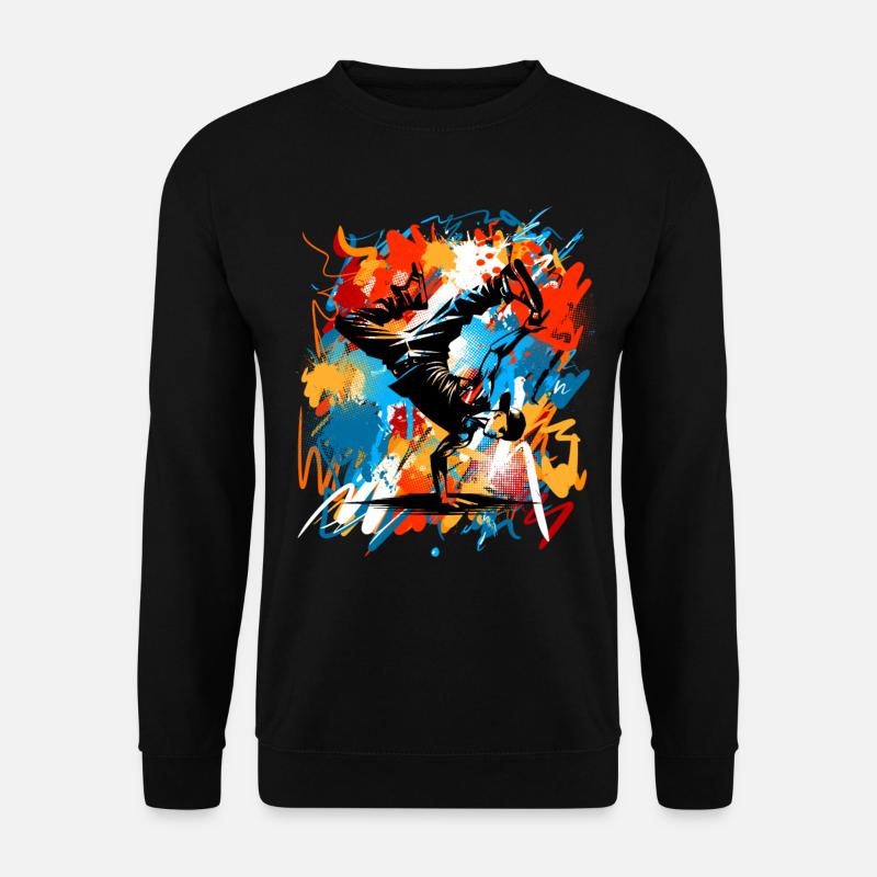 Breakdance - Unisex Pullover - Schwarz
