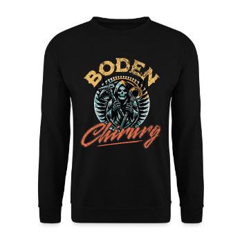 Sondeln Metalldetektor - Unisex Pullover - Schwarz - Vorne - Alina (178cm) & Michal (187cm)
