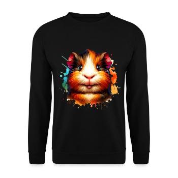 Cobaye - Sweat-shirt Unisexe - noir - Devant - Alina (178cm) & Michal (187cm)