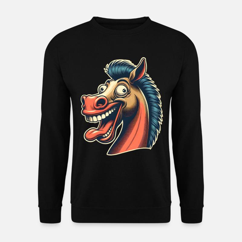 Horse - Unisex Sweatshirt - black