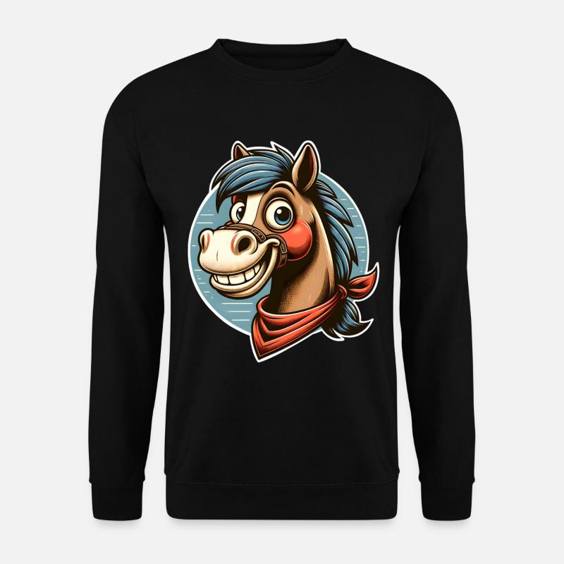 Cheval - Sweat-shirt Unisexe - noir
