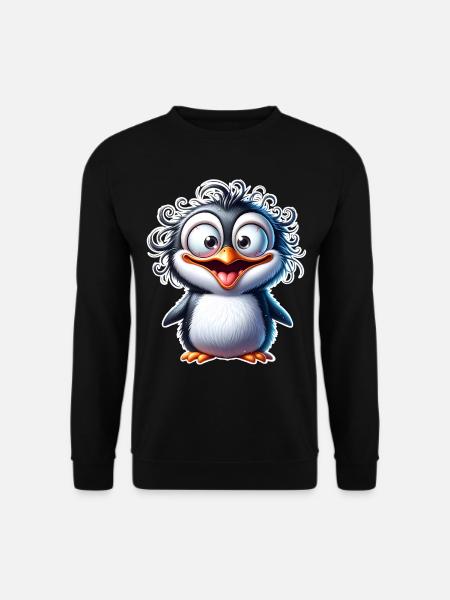 Penguin - Unisex Sweatshirt - black