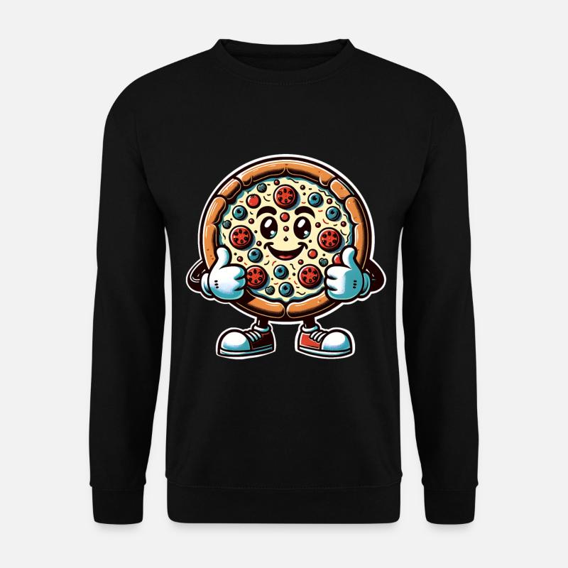 Pizza - Sweat-shirt Unisexe - noir