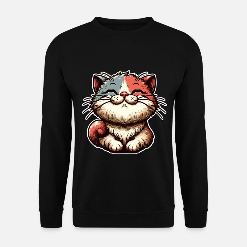 Cat - Unisex Sweatshirt - black
