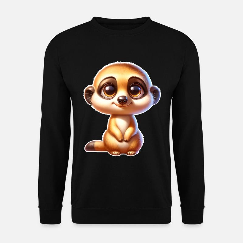Erdmännchen - Unisex Pullover - Schwarz