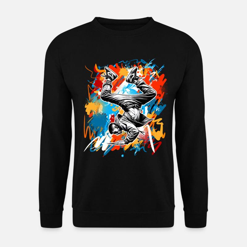 Breakdance - Unisex Pullover - Schwarz