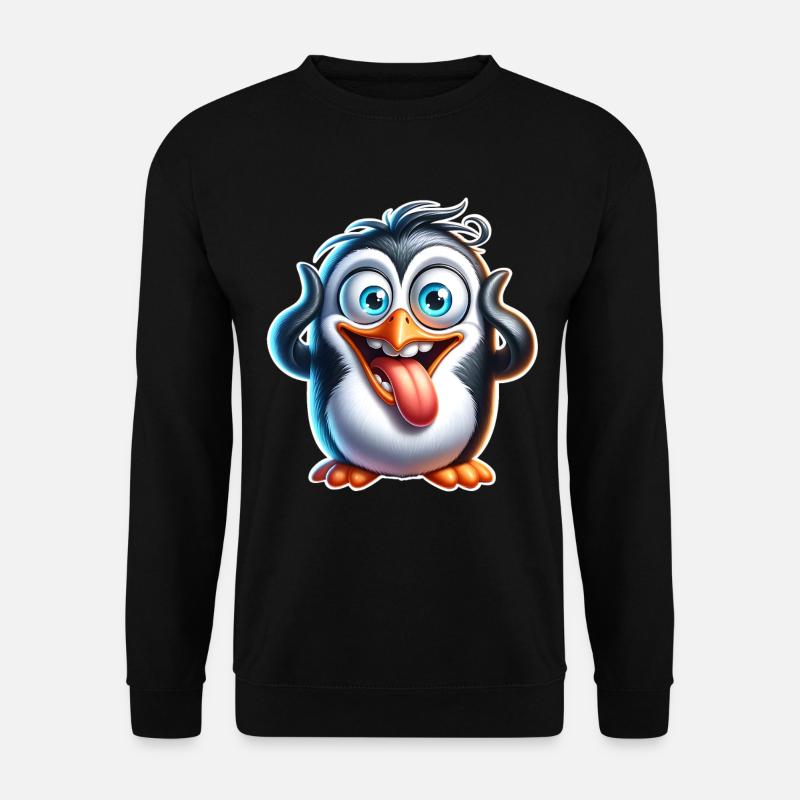 Pinguin - Unisex Pullover - Schwarz