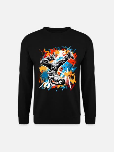 Breakdance - Unisex Pullover - Schwarz