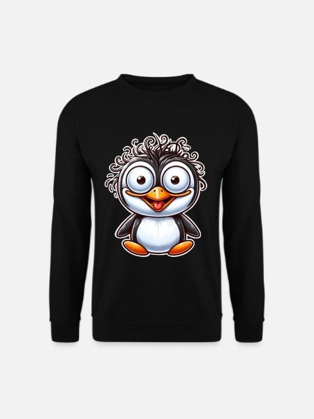Penguin - Unisex Sweatshirt - black