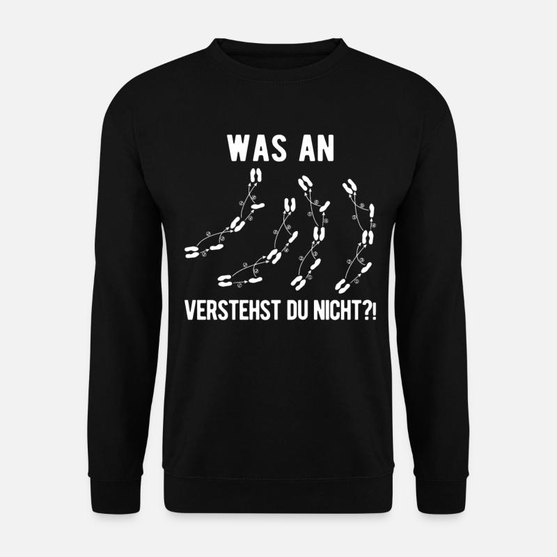 Tanzen Tanzschritte Tänzer lustiger Spruch - Unisex Pullover - Schwarz