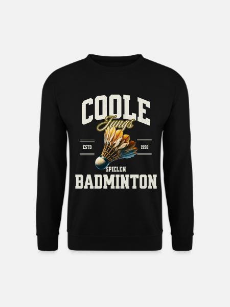 Badminton - Unisex Pullover - Schwarz
