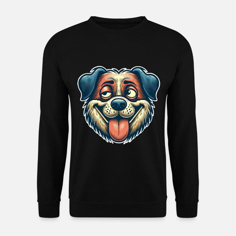 Hund - Unisex Pullover - Schwarz
