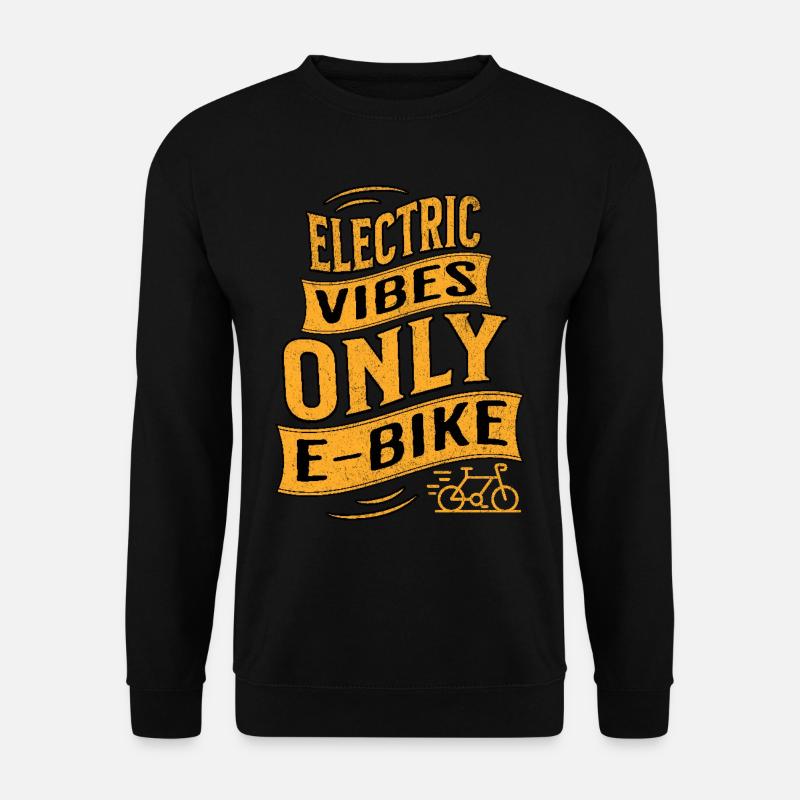 E-Bike E-Biker - Unisex Sweatshirt - black