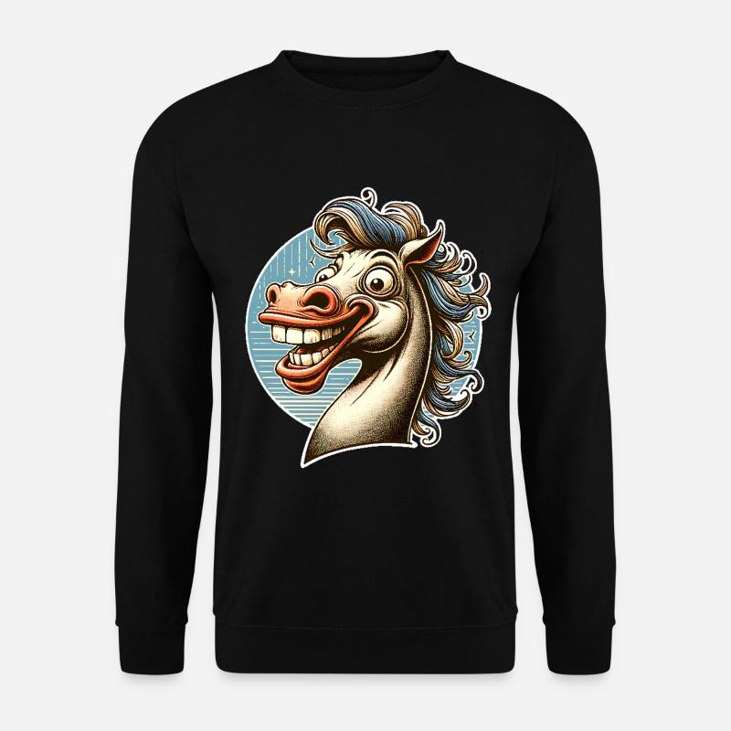 Horse - Unisex Sweatshirt - black