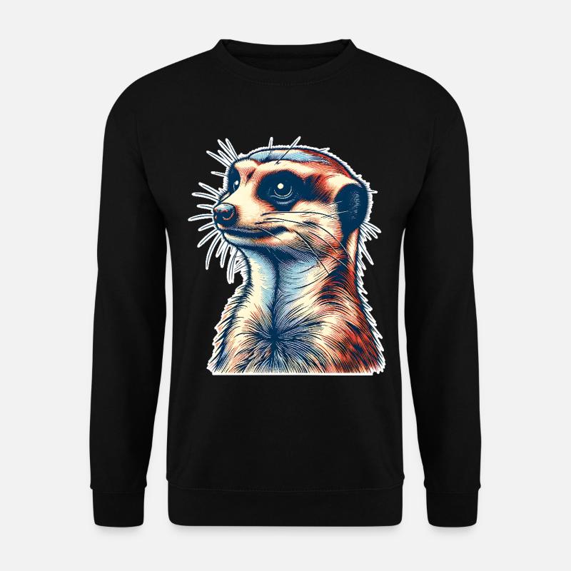 Erdmännchen - Unisex Pullover - Schwarz