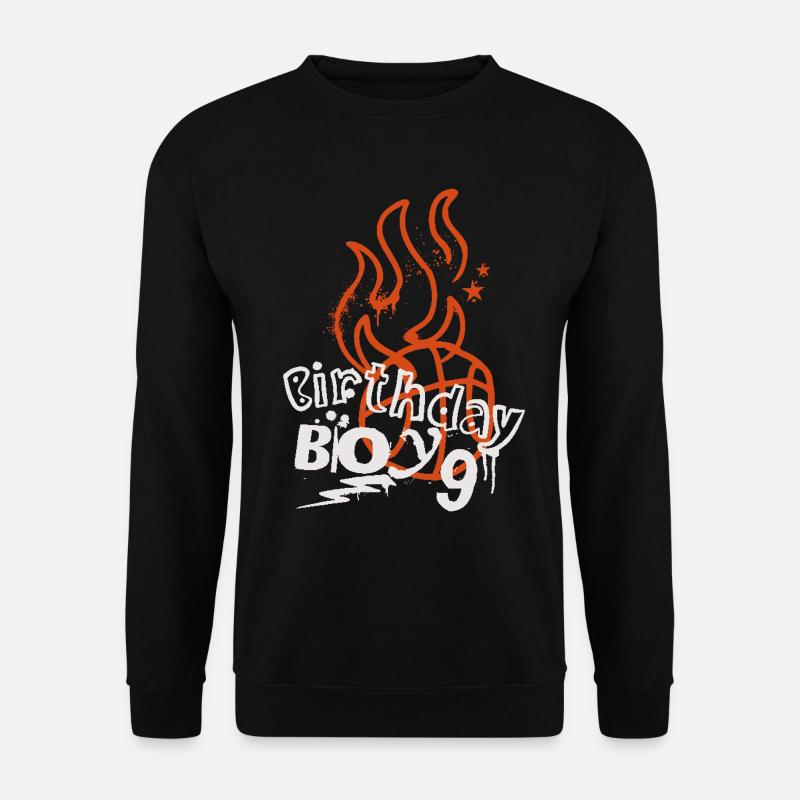 Basketball 9. Geburtstag Basketballer - Unisex Pullover - Schwarz