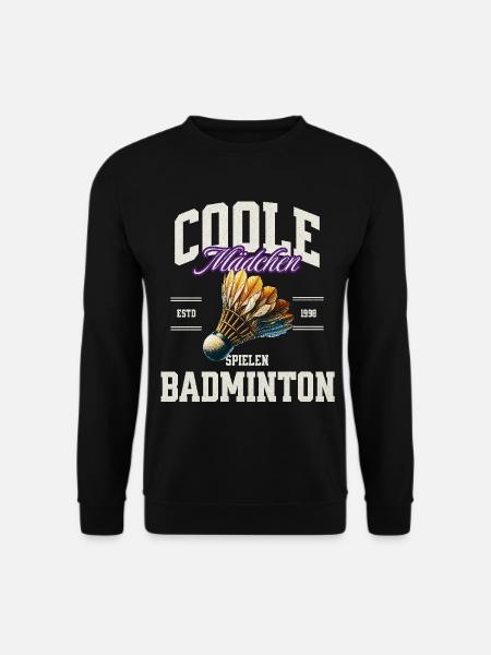 Badminton Mädchen - Unisex Pullover - Schwarz
