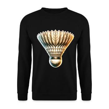 Badminton - Unisex Pullover - Schwarz - Vorne - Alina (178cm) & Michal (187cm)