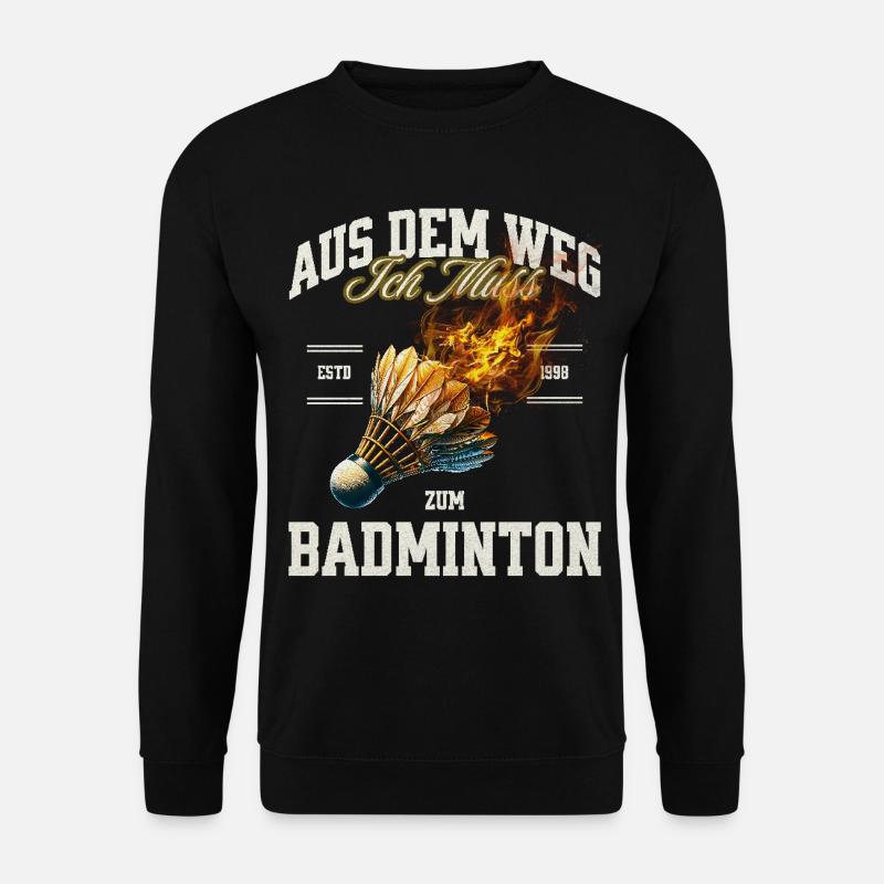 Badminton - Unisex Pullover - Schwarz