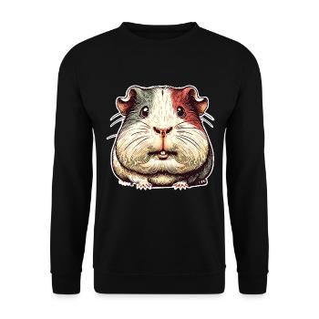 Cobaye - Sweat-shirt Unisexe - noir - Devant - Alina (178cm) & Michal (187cm)