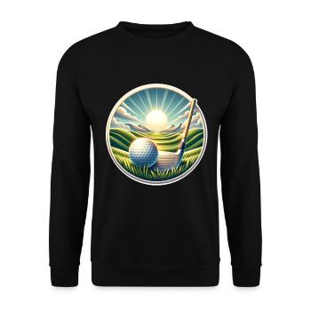 Gulf - Unisex Sweatshirt - black - Front - Alina (178cm) & Michal (187cm)