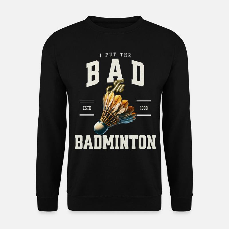 Badminton - Unisex Sweatshirt - black