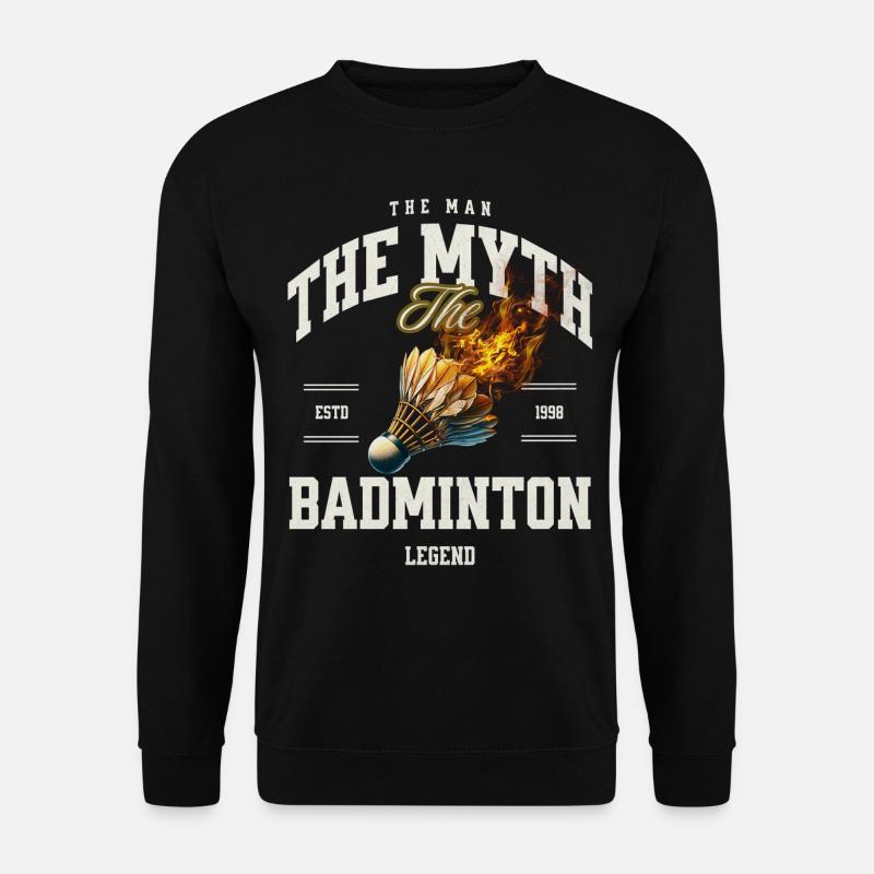 Badminton - Unisex Pullover - Schwarz