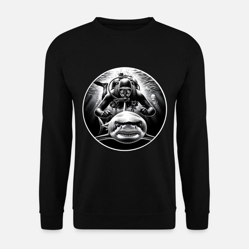 Diver Diving - Unisex Sweatshirt - black
