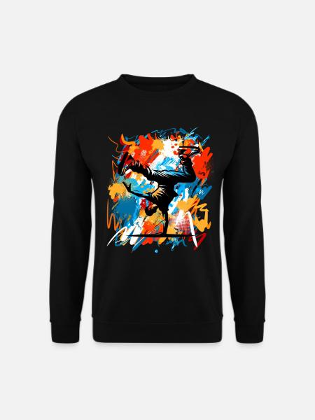 Breakdance - Unisex Pullover - Schwarz
