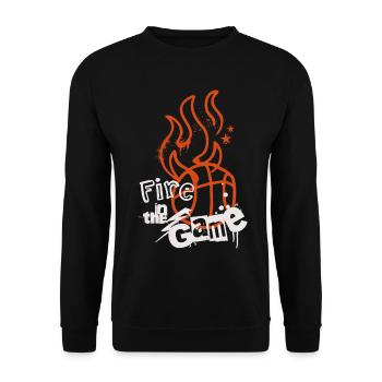 Basket-ball Joueurs de basket-ball - Sweat-shirt Unisexe - noir - Devant - Alina (178cm) & Michal (187cm)