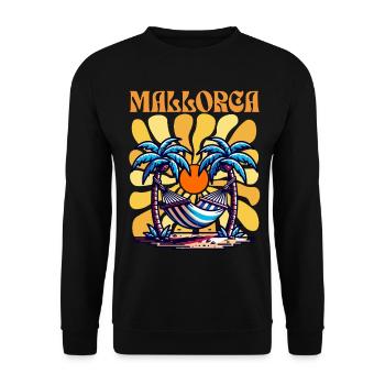 Mallorca - Unisex Pullover - Schwarz - Vorne - Alina (178cm) & Michal (187cm)