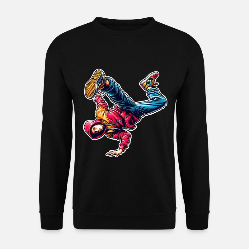 Breakdance - Unisex Pullover - Schwarz
