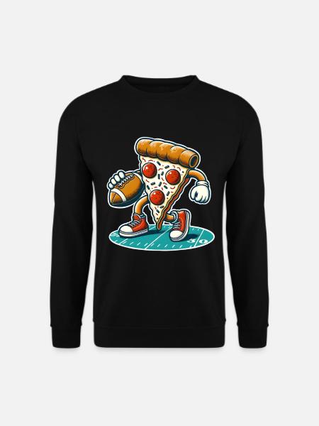 Football Pizza - Unisex Sweatshirt - black