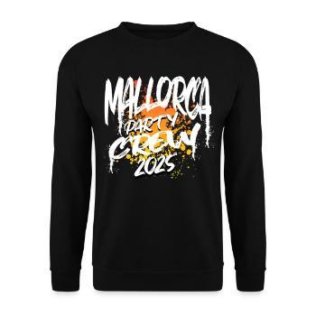 Majorque Party Crew 2025 (Garantie du prix le plus bas) - Sweat-shirt Unisexe - noir - Devant - Alina (178cm) & Michal (187cm)