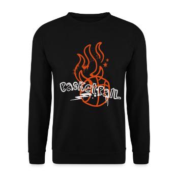 Basket-ball Joueurs de basket-ball - Sweat-shirt Unisexe - noir - Devant - Alina (178cm) & Michal (187cm)