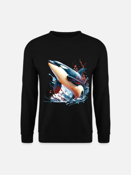 Orca Killer Whale - Unisex Sweatshirt - black