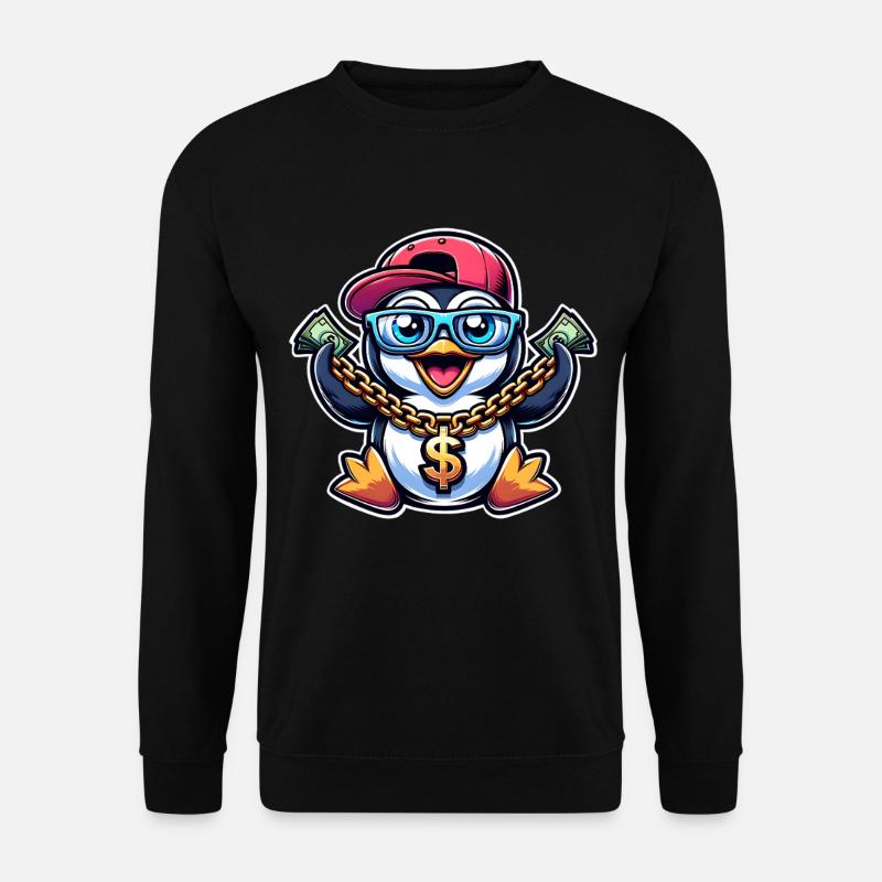 Pingouin - Sweat-shirt Unisexe - noir