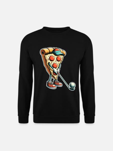 Golf Pizza - Unisex Sweatshirt - black