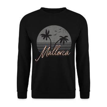 Majorca - Unisex Sweatshirt - black - Front - Alina (178cm) & Michal (187cm)