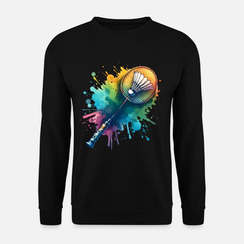 Badminton - Unisex Pullover - Schwarz