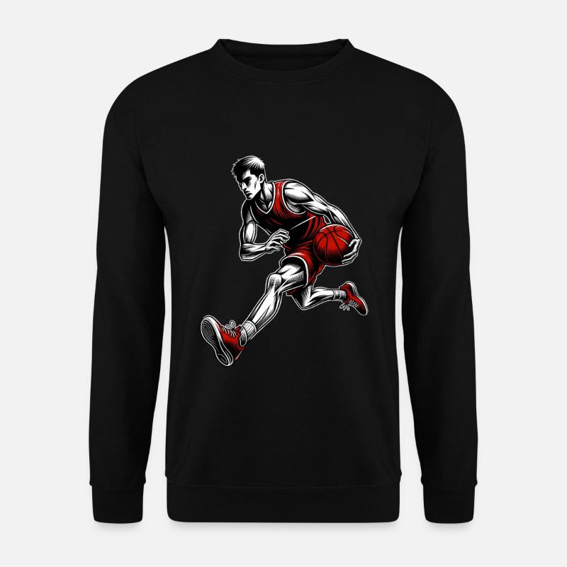 Basketball Basketballer - Unisex Pullover - Schwarz
