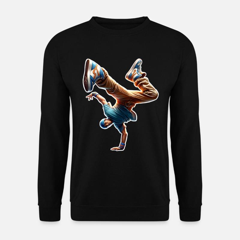 Breakdance - Unisex Pullover - Schwarz